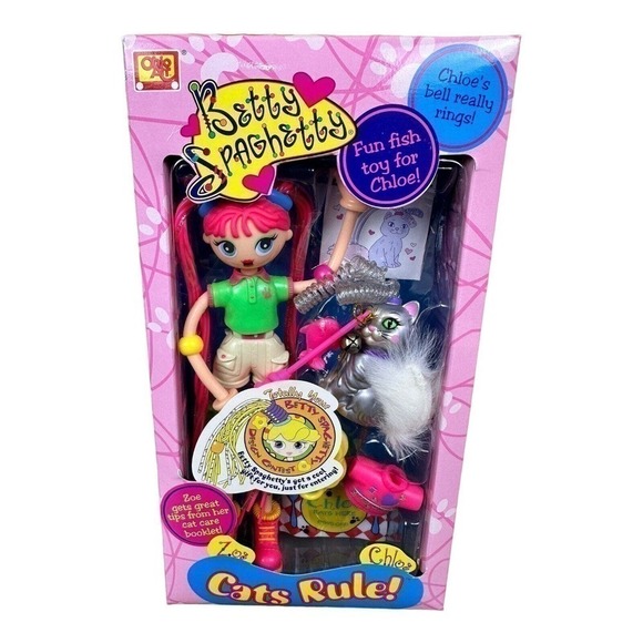 Zoe Cat’s Rule 90’s Betty Spaghetty W/ Bonus Design Contest Gift NEW IN BOX - Picture 2 of 16
